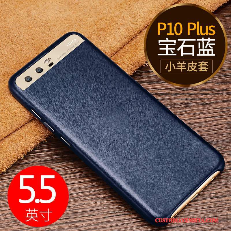 Custodia Huawei P10 Plus Pelle Anti-caduta Tendenza, Cover Huawei P10 Plus Protezione Nerotelefono