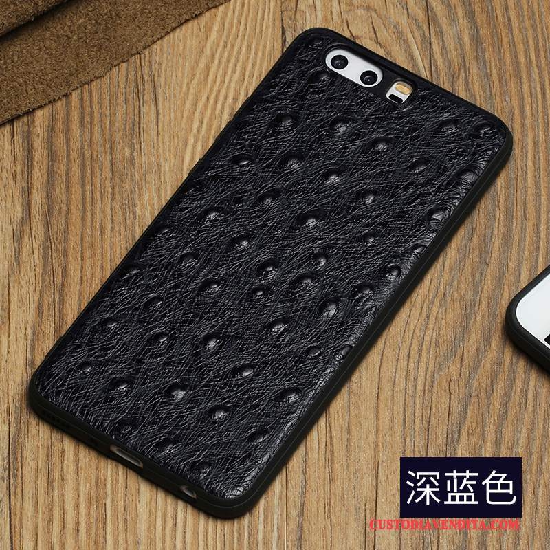 Custodia Huawei P10 Plus Pelle Morbido Nero, Cover Huawei P10 Plus Creativo Anti-caduta Tutto Incluso