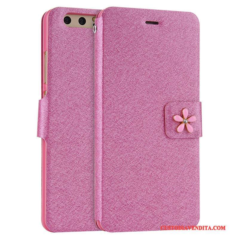 Custodia Huawei P10 Plus Pelle Tutto Incluso Anti-caduta, Cover Huawei P10 Plus Folio Rossotelefono