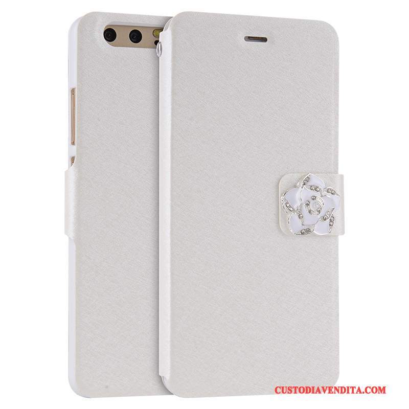 Custodia Huawei P10 Plus Pelle Tutto Incluso Anti-caduta, Cover Huawei P10 Plus Folio Rossotelefono