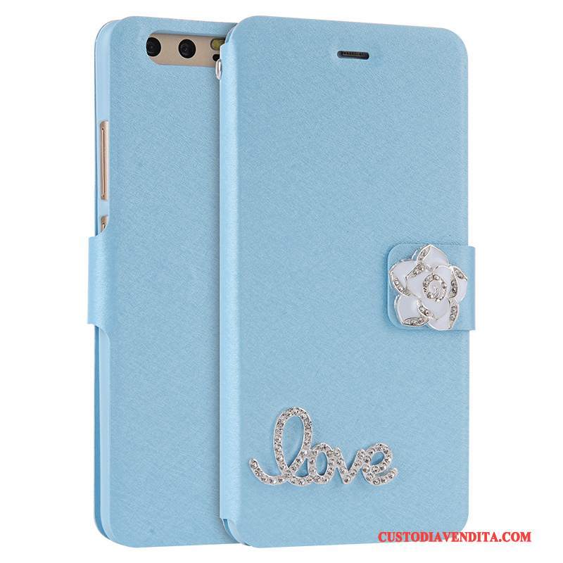 Custodia Huawei P10 Plus Pelle Tutto Incluso Anti-caduta, Cover Huawei P10 Plus Folio Rossotelefono