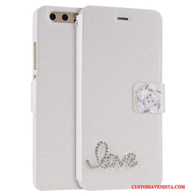 Custodia Huawei P10 Plus Pelle Tutto Incluso Anti-caduta, Cover Huawei P10 Plus Folio Rossotelefono