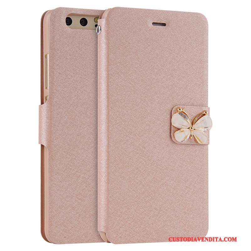 Custodia Huawei P10 Plus Pelle Tutto Incluso Anti-caduta, Cover Huawei P10 Plus Folio Rossotelefono