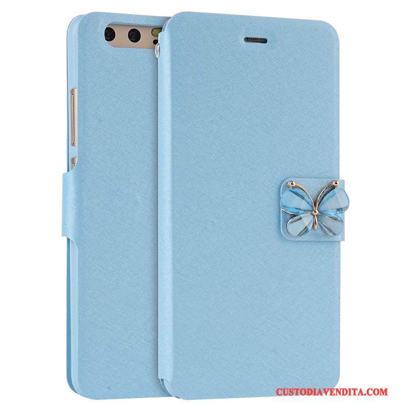 Custodia Huawei P10 Plus Pelle Tutto Incluso Anti-caduta, Cover Huawei P10 Plus Folio Rossotelefono