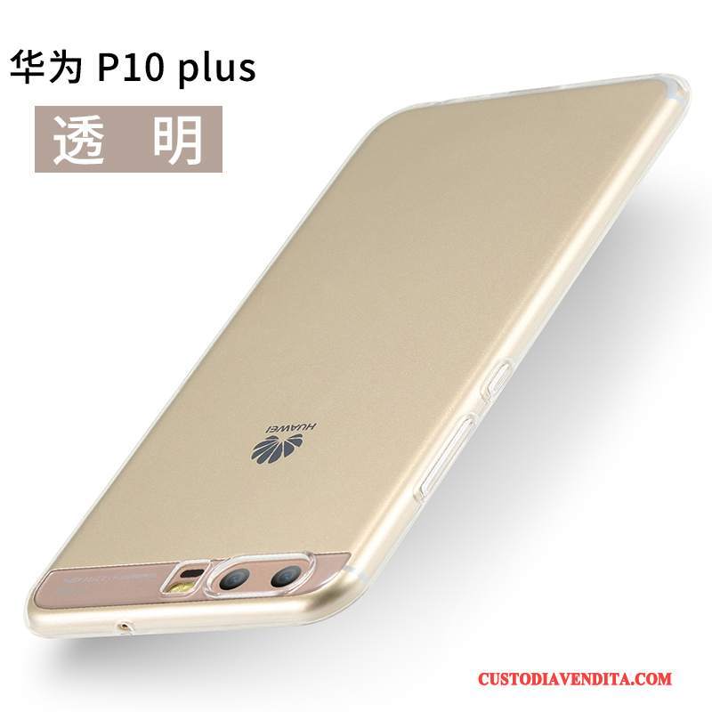 Custodia Huawei P10 Plus Protezione Di Personalità Trasparente, Cover Huawei P10 Plus Creativo Blutelefono