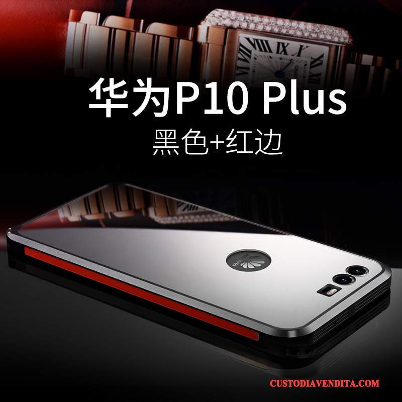 Custodia Huawei P10 Plus Protezione Ornamenti Appesi Argento, Cover Huawei P10 Plus Creativo Macchiati Anti-caduta