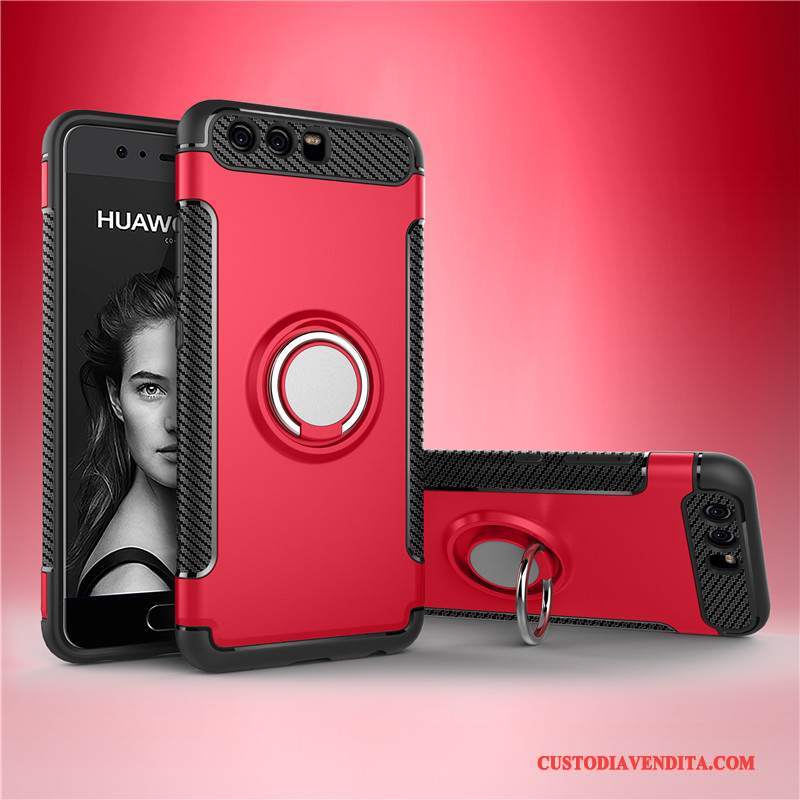 Custodia Huawei P10 Plus Silicone Telefono Ring, Cover Huawei P10 Plus Protezione Anti-caduta Semplici