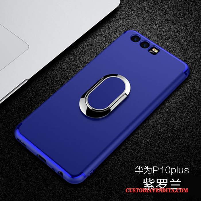 Custodia Huawei P10 Plus Silicone Tutto Incluso Anti-caduta, Cover Huawei P10 Plus Nero Ring