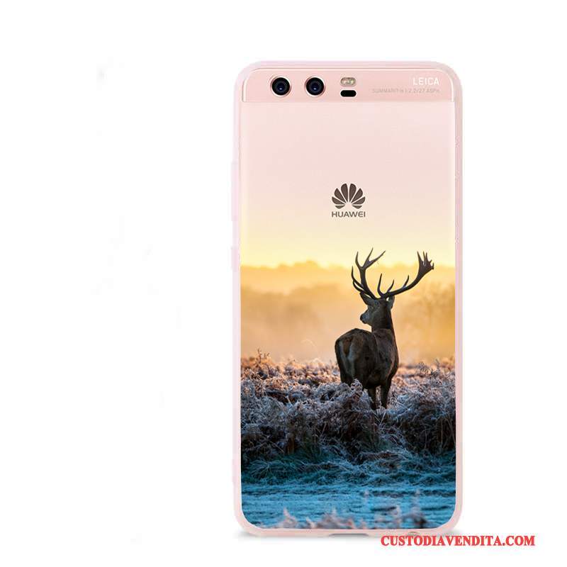 Custodia Huawei P10 Protezione Anti-caduta Morbido, Cover Huawei P10 Creativo Tendenzatelefono