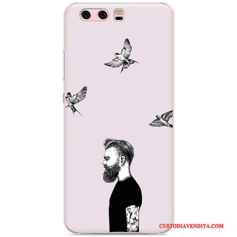 Custodia Huawei P10 Protezione Chiaro Difficile, Cover Huawei P10 Colore Giallo Amanti