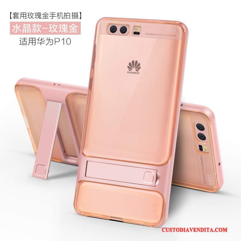 Custodia Huawei P10 Protezione Morbido Di Personalità, Cover Huawei P10 Creativo Rosatelefono