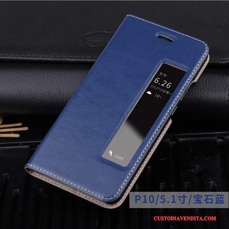 Custodia Huawei P10 Protezione Qualità Affari, Cover Huawei P10 Pelle Telefono Super