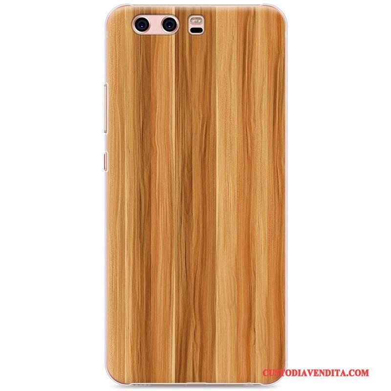 Custodia Huawei P10 Protezione Telefono Difficile, Cover Huawei P10 Colore Legno Blu Scuro