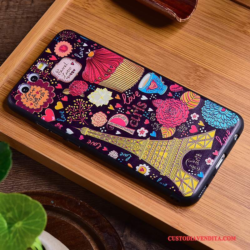 Custodia Huawei P10 Vintage Di Personalitàtelefono, Cover Huawei P10 Creativo Blu Arte