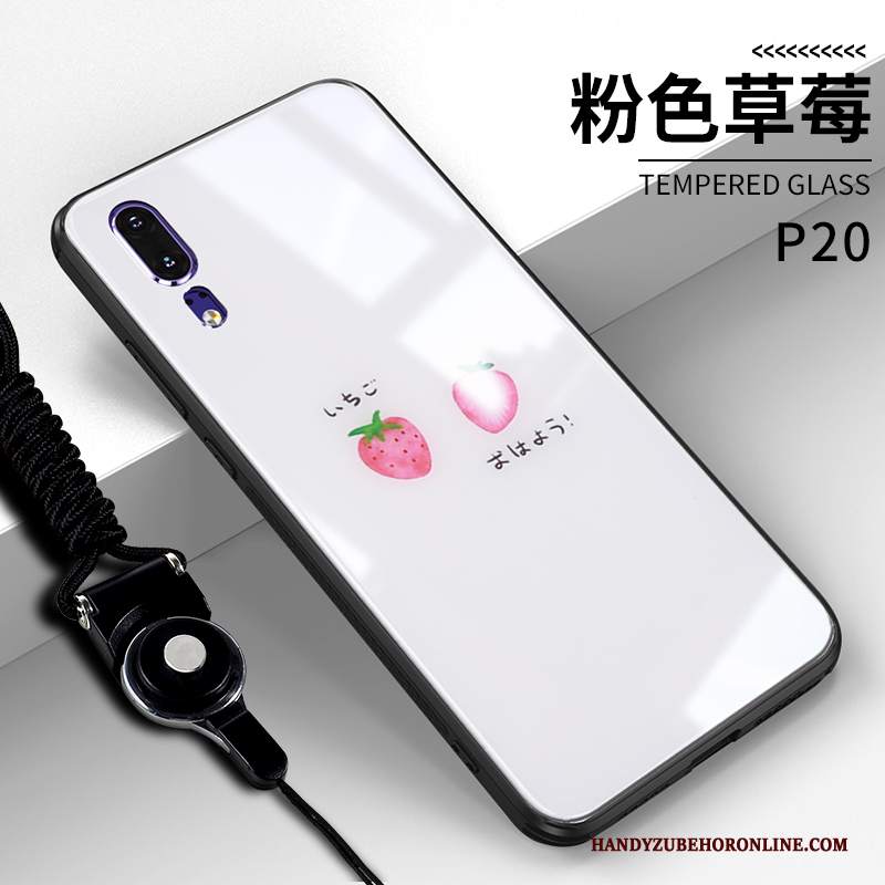 Custodia Huawei P20 Cartone Animato Tutto Incluso Bello, Cover Huawei P20 Protezione Telefono Vetro