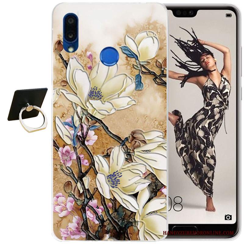 Custodia Huawei P20 Lite Cartone Animato Telefono Tutto Incluso, Cover Huawei P20 Lite Silicone Morbido Trasparente