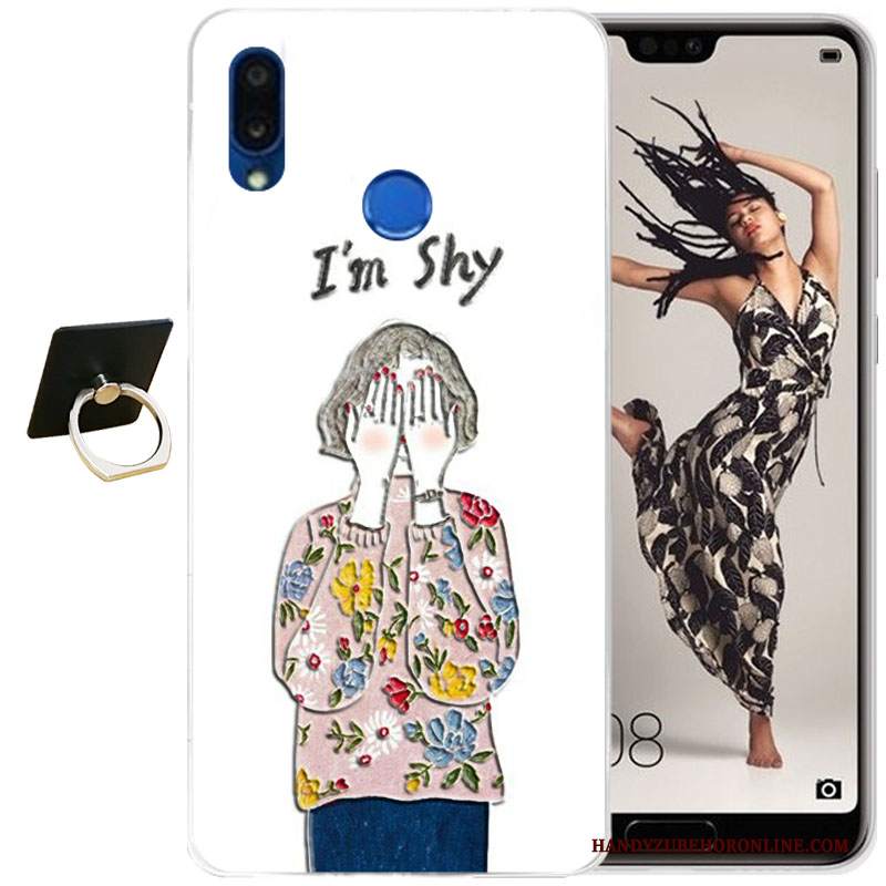 Custodia Huawei P20 Lite Cartone Animato Telefono Tutto Incluso, Cover Huawei P20 Lite Silicone Morbido Trasparente