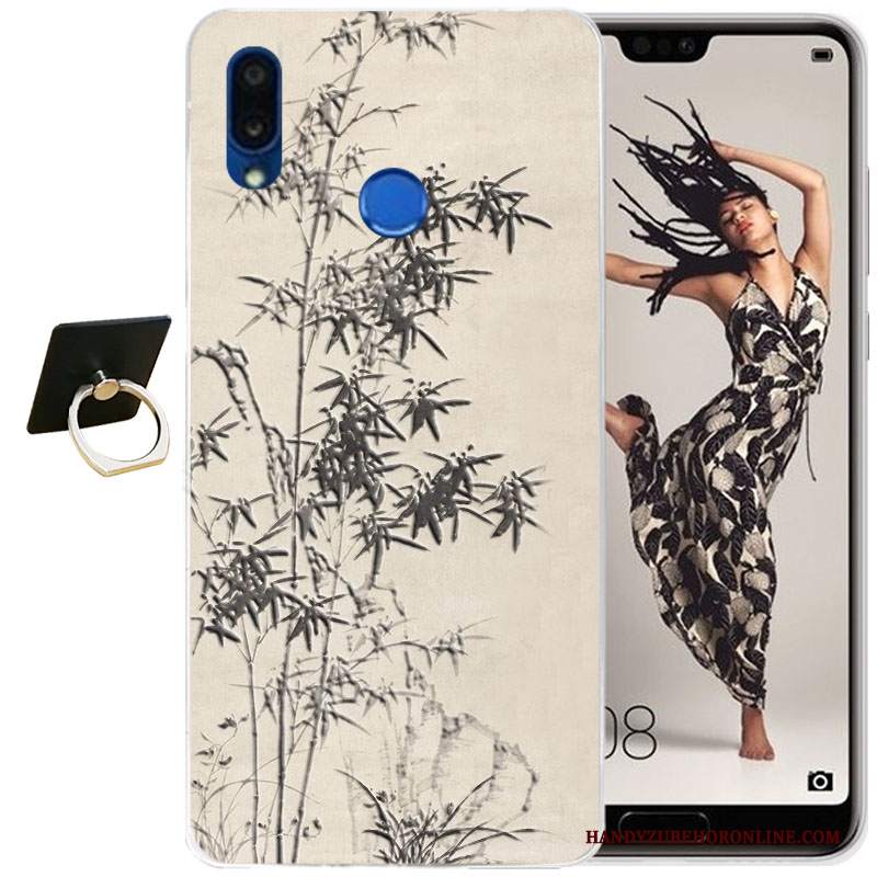 Custodia Huawei P20 Lite Cartone Animato Telefono Tutto Incluso, Cover Huawei P20 Lite Silicone Morbido Trasparente