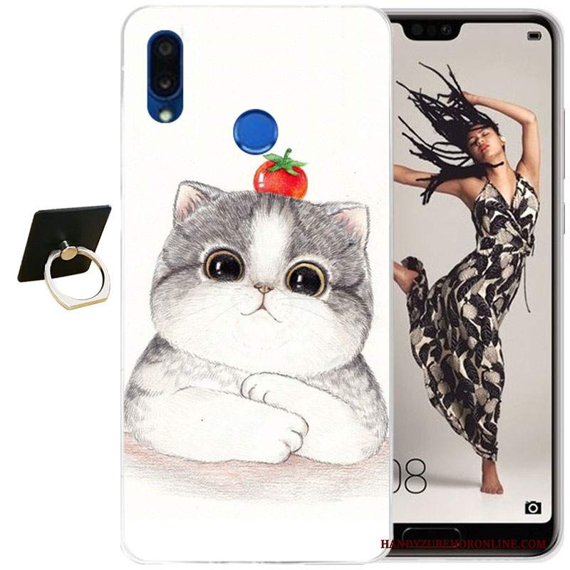 Custodia Huawei P20 Lite Cartone Animato Telefono Tutto Incluso, Cover Huawei P20 Lite Silicone Morbido Trasparente