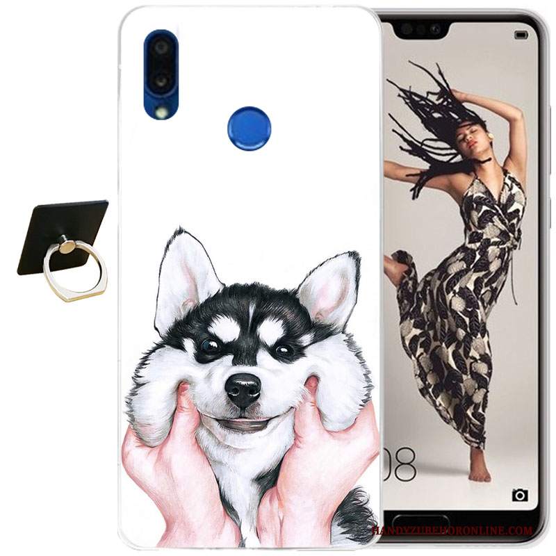 Custodia Huawei P20 Lite Cartone Animato Telefono Tutto Incluso, Cover Huawei P20 Lite Silicone Morbido Trasparente