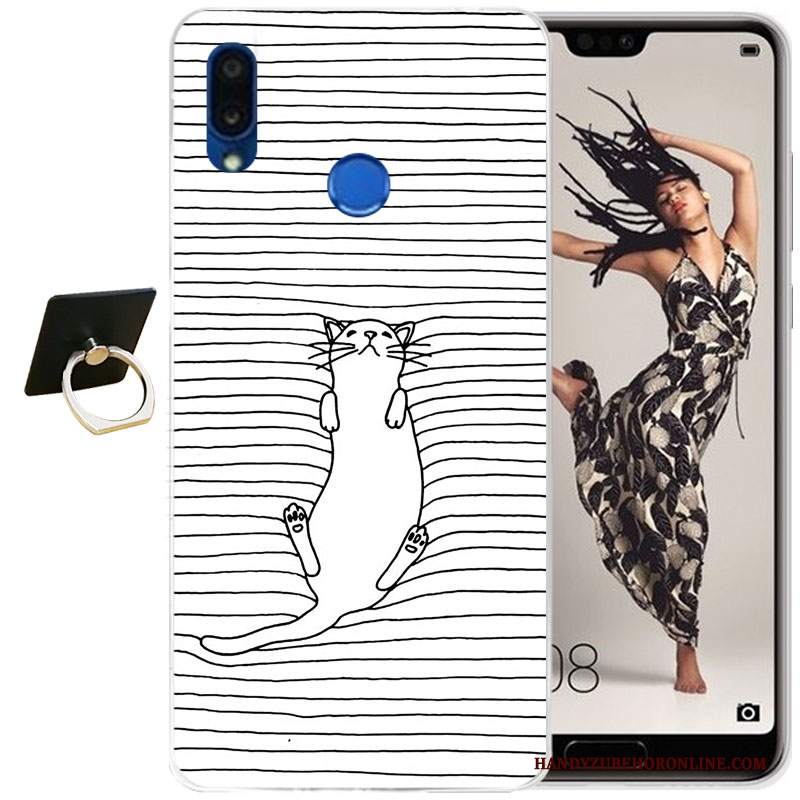 Custodia Huawei P20 Lite Cartone Animato Telefono Tutto Incluso, Cover Huawei P20 Lite Silicone Morbido Trasparente