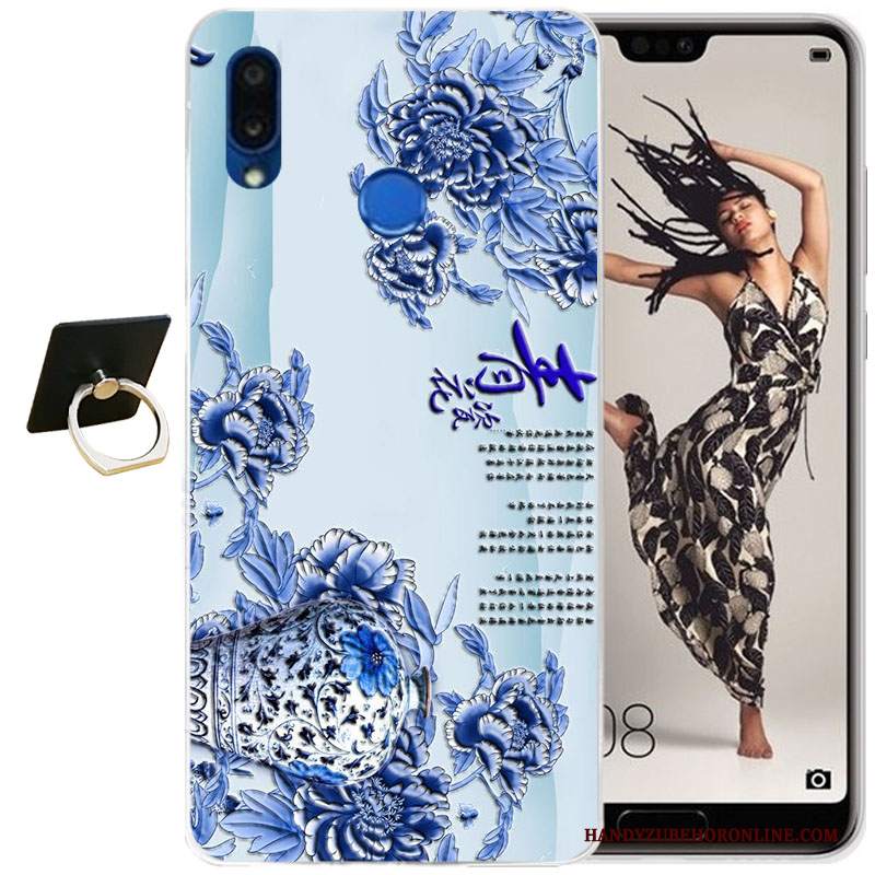 Custodia Huawei P20 Lite Cartone Animato Telefono Tutto Incluso, Cover Huawei P20 Lite Silicone Morbido Trasparente