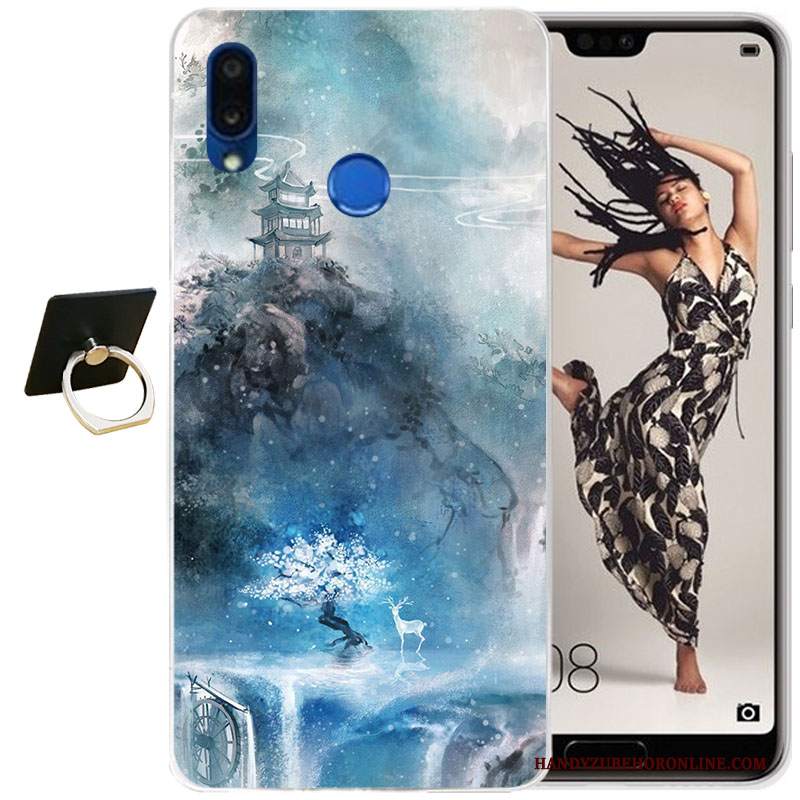 Custodia Huawei P20 Lite Cartone Animato Telefono Tutto Incluso, Cover Huawei P20 Lite Silicone Morbido Trasparente