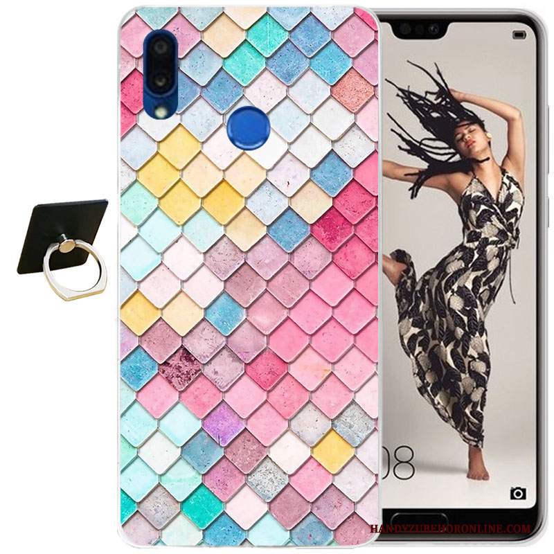 Custodia Huawei P20 Lite Cartone Animato Telefono Tutto Incluso, Cover Huawei P20 Lite Silicone Morbido Trasparente