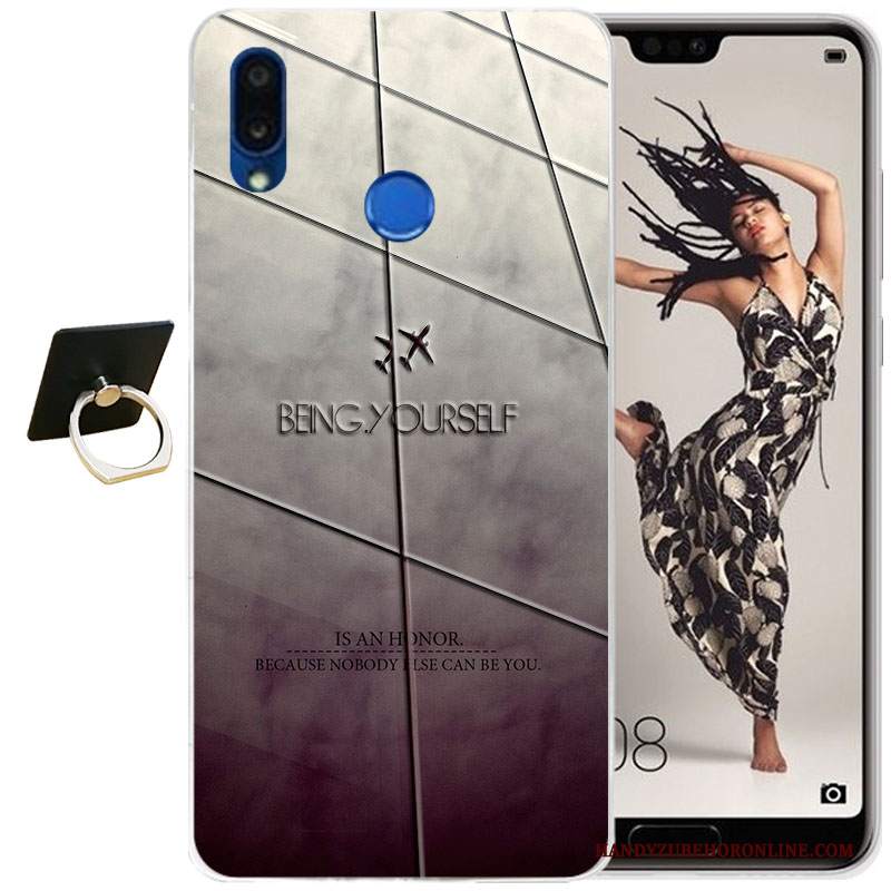 Custodia Huawei P20 Lite Cartone Animato Telefono Tutto Incluso, Cover Huawei P20 Lite Silicone Morbido Trasparente