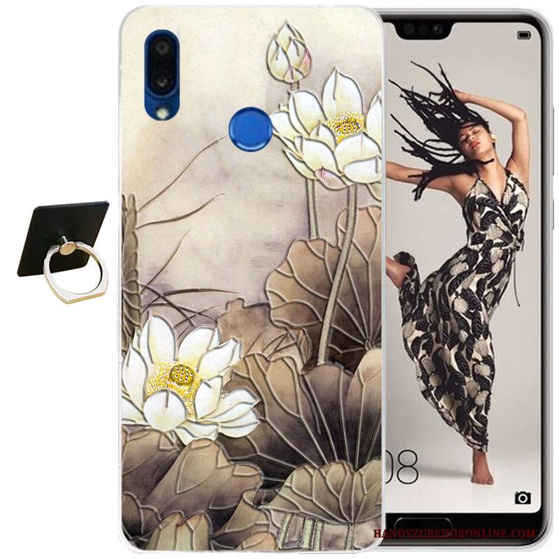 Custodia Huawei P20 Lite Cartone Animato Telefono Tutto Incluso, Cover Huawei P20 Lite Silicone Morbido Trasparente