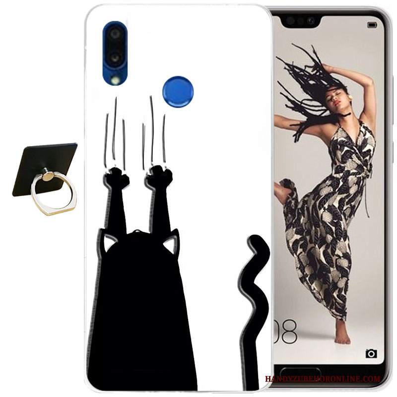 Custodia Huawei P20 Lite Cartone Animato Telefono Tutto Incluso, Cover Huawei P20 Lite Silicone Morbido Trasparente