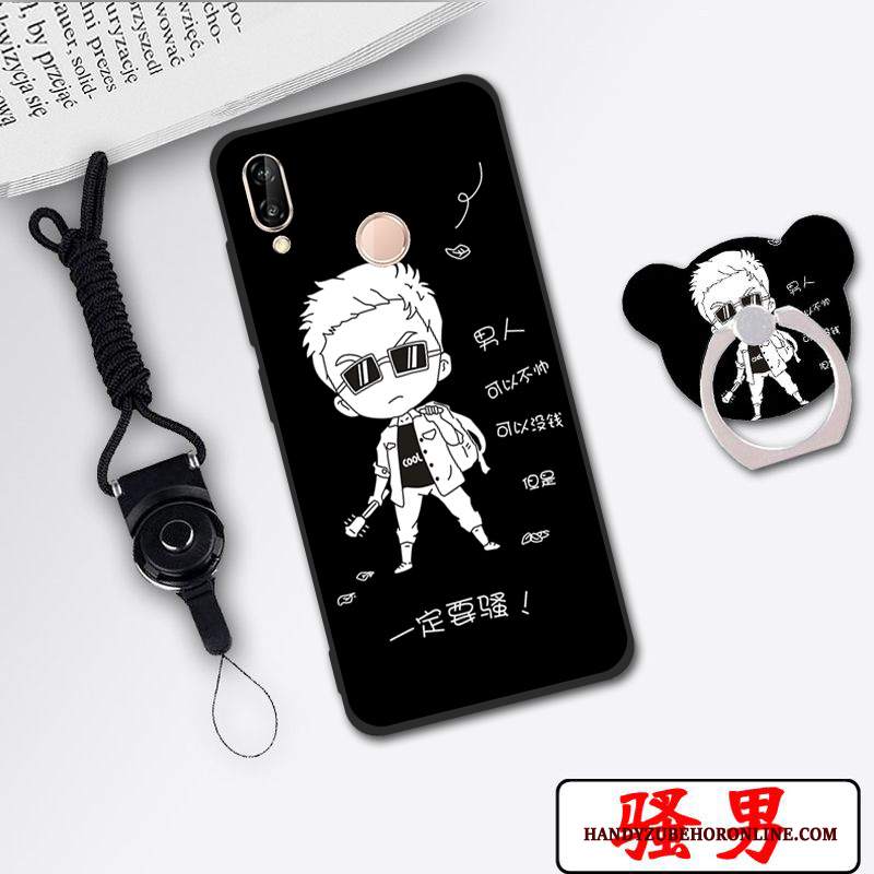 Custodia Huawei P20 Lite Colore Anti-cadutatelefono, Cover Huawei P20 Lite Cartone Animato Morbido Gioventù