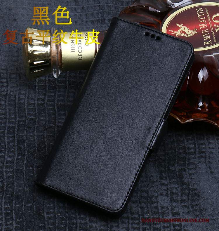 Custodia Huawei P20 Lite Pelle Marrone Lusso, Cover Huawei P20 Lite Protezione Top In Pelle Mucca