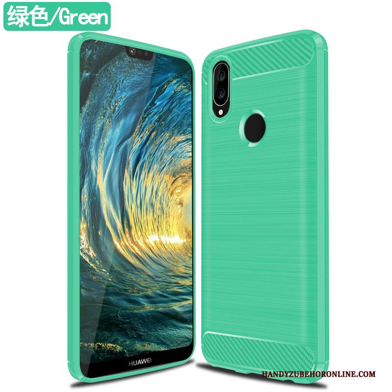 Custodia Huawei P20 Lite Protezione Anti-cadutatelefono, Cover Huawei P20 Lite Verde Seta