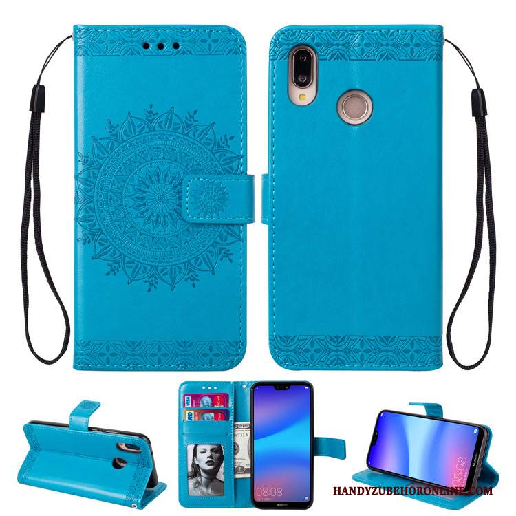 Custodia Huawei P20 Lite Protezione Sottili Tutto Incluso, Cover Huawei P20 Lite Pelle Telefono Anti-caduta