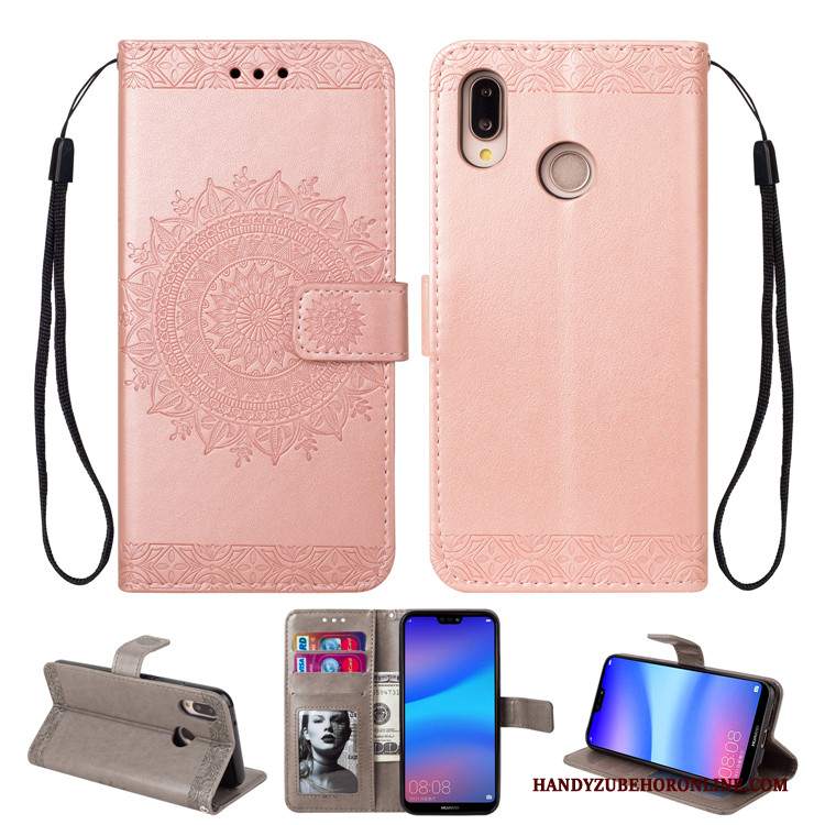 Custodia Huawei P20 Lite Protezione Sottili Tutto Incluso, Cover Huawei P20 Lite Pelle Telefono Anti-caduta