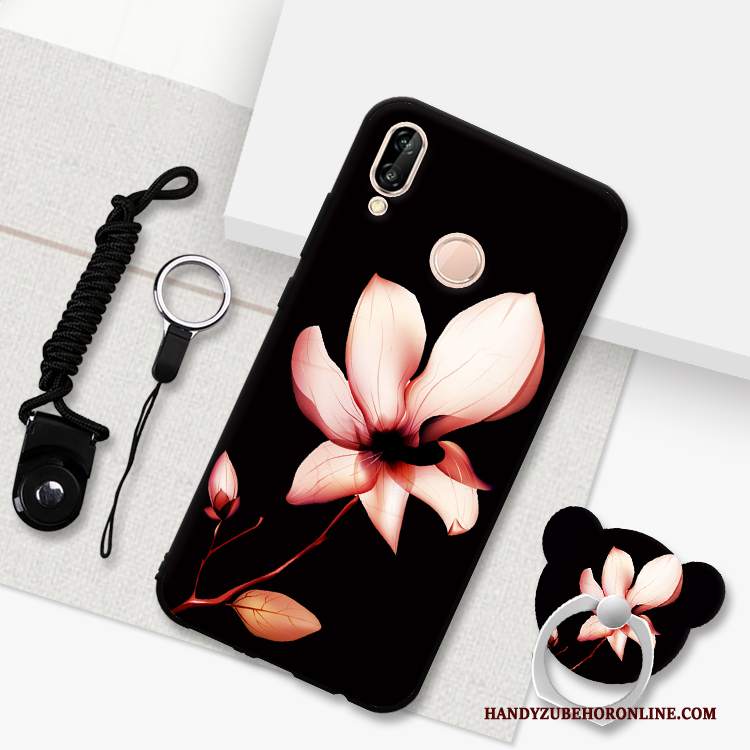 Custodia Huawei P20 Lite Rosatelefono, Cover Huawei P20 Lite Macchiati