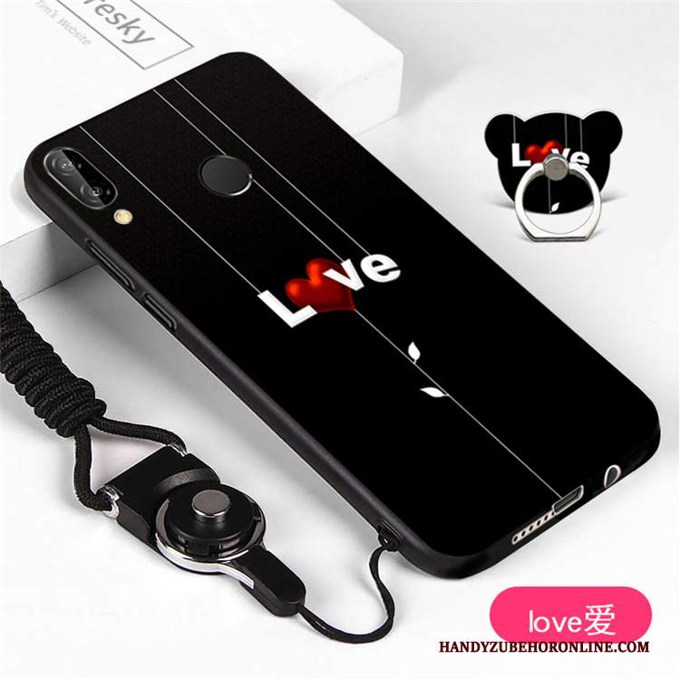 Custodia Huawei P20 Lite Silicone Bello Blu, Cover Huawei P20 Lite Cartone Animato Telefono Super Carino