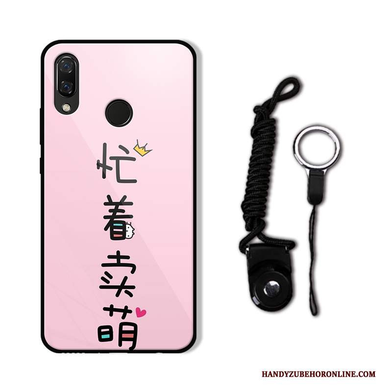 Custodia Huawei P20 Lite Silicone Bianco Gioventù, Cover Huawei P20 Lite Protezione Tendenza Ornamenti Appesi