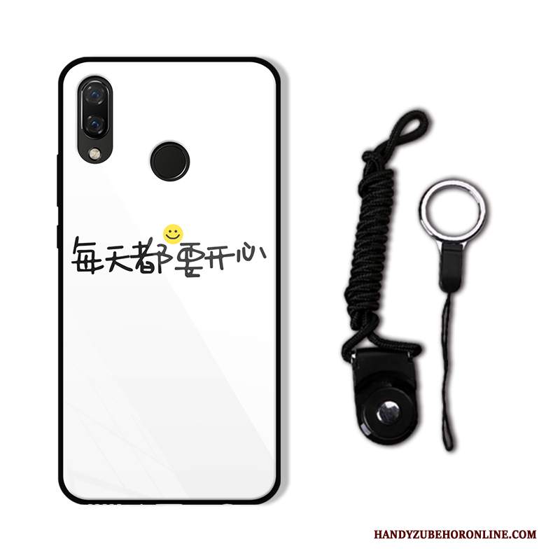 Custodia Huawei P20 Lite Silicone Bianco Gioventù, Cover Huawei P20 Lite Protezione Tendenza Ornamenti Appesi