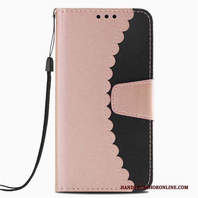 Custodia Huawei P20 Pelle Porpora Anti-caduta, Cover Huawei P20 Folio Tutto Incluso