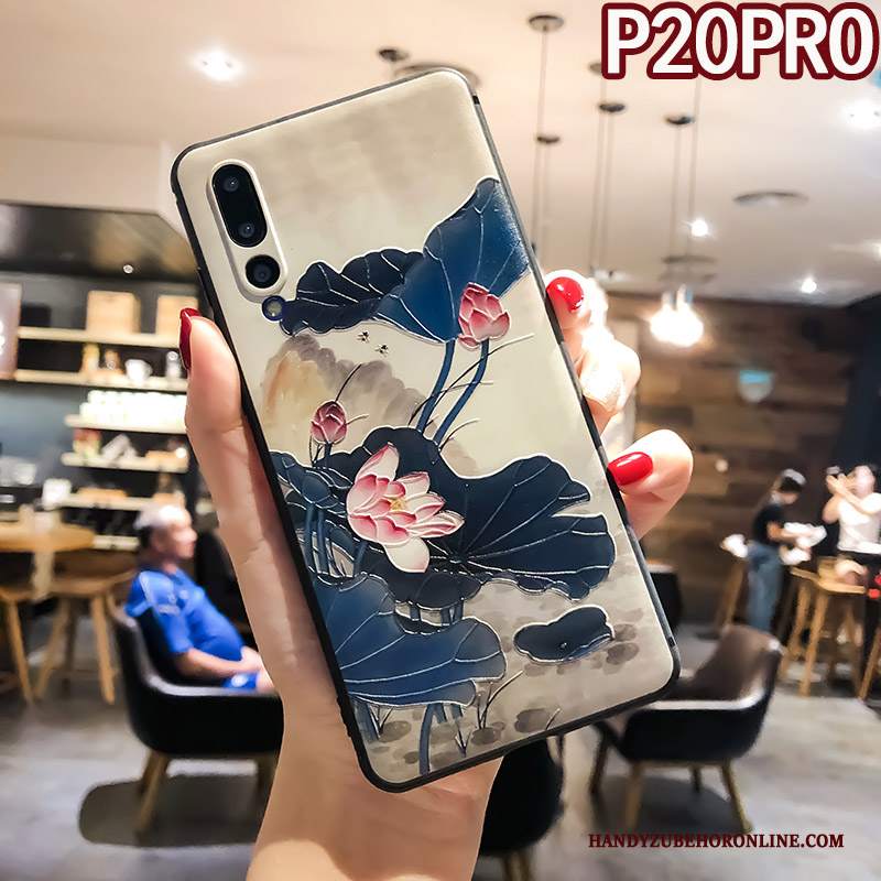 Custodia Huawei P20 Pro Creativo Ring Nuovo, Cover Huawei P20 Pro Silicone Tutto Incluso Di Personalità