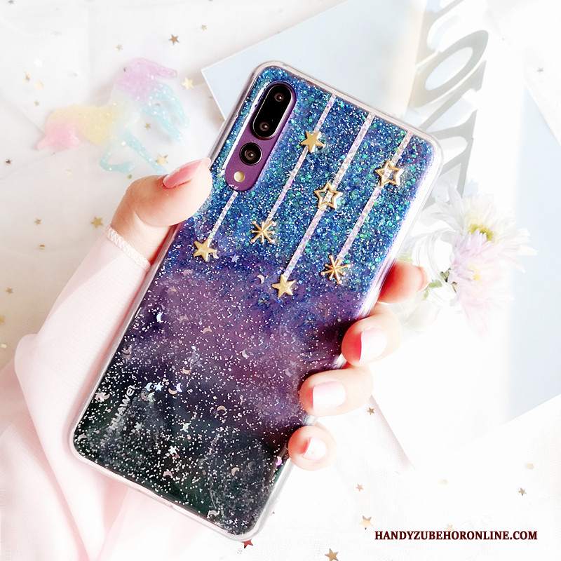 Custodia Huawei P20 Pro Moda Telefono Anti-caduta, Cover Huawei P20 Pro Silicone Tendenza Stella