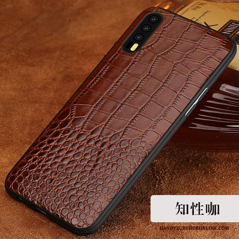 Custodia Huawei P20 Pro Pelle Telefono Tempra, Cover Huawei P20 Pro Creativo Pellicola Protettiva Marchio Di Tendenza