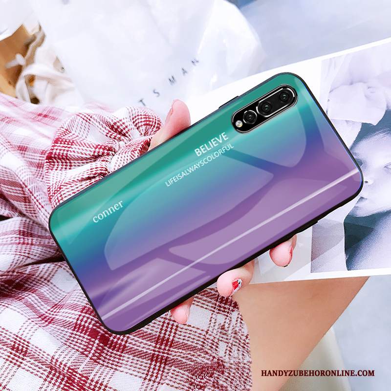 Custodia Huawei P20 Pro Protezione Anti-caduta Rosso, Cover Huawei P20 Pro Cartone Animato Ornamenti Appesi Colore Sfumato