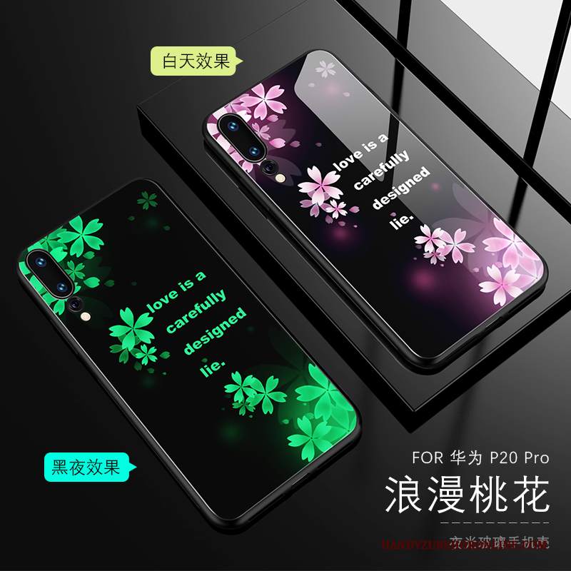 Custodia Huawei P20 Pro Protezione Luminoso Verde, Cover Huawei P20 Pro Creativo Nuovo Net Red