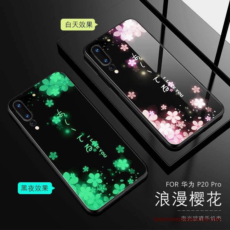 Custodia Huawei P20 Pro Protezione Luminoso Verde, Cover Huawei P20 Pro Creativo Nuovo Net Red