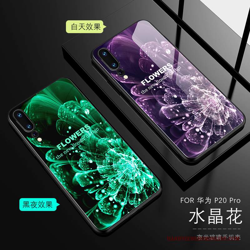 Custodia Huawei P20 Pro Protezione Luminoso Verde, Cover Huawei P20 Pro Creativo Nuovo Net Red