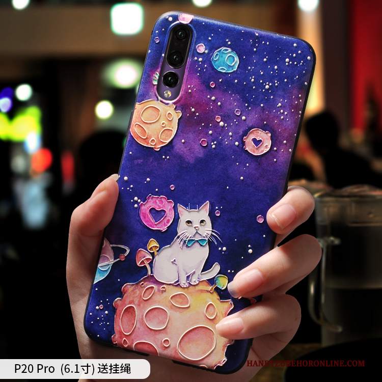 Custodia Huawei P20 Pro Protezione Morbido Di Personalità, Cover Huawei P20 Pro Creativo Vento Tendenza