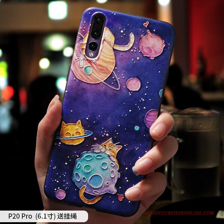 Custodia Huawei P20 Pro Protezione Morbido Di Personalità, Cover Huawei P20 Pro Creativo Vento Tendenza